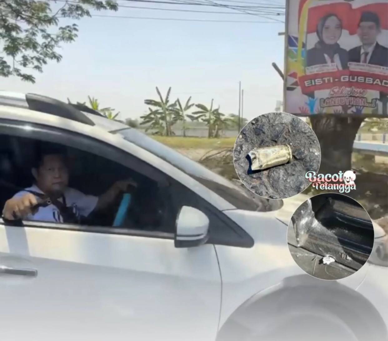 Viral, Aksi Koboi Jalanan Tembak Velg Ban Pengendara Mobil di Jalan Pantura Demak, Kesal Gak Bisa Nyalip