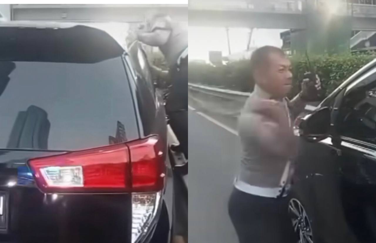 Viral Video Mobil Berhenti di Tol Kuningan, Sopir Meninggal Dunia di Dalam