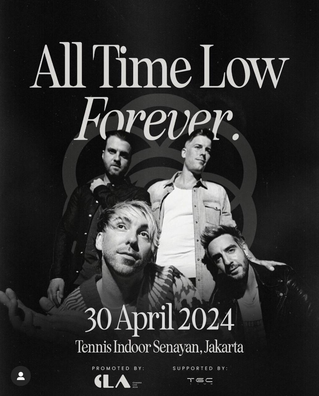 All Time Low Akan Konser di Tennis Indoor Senayan, Jakarta 30 April 2024
