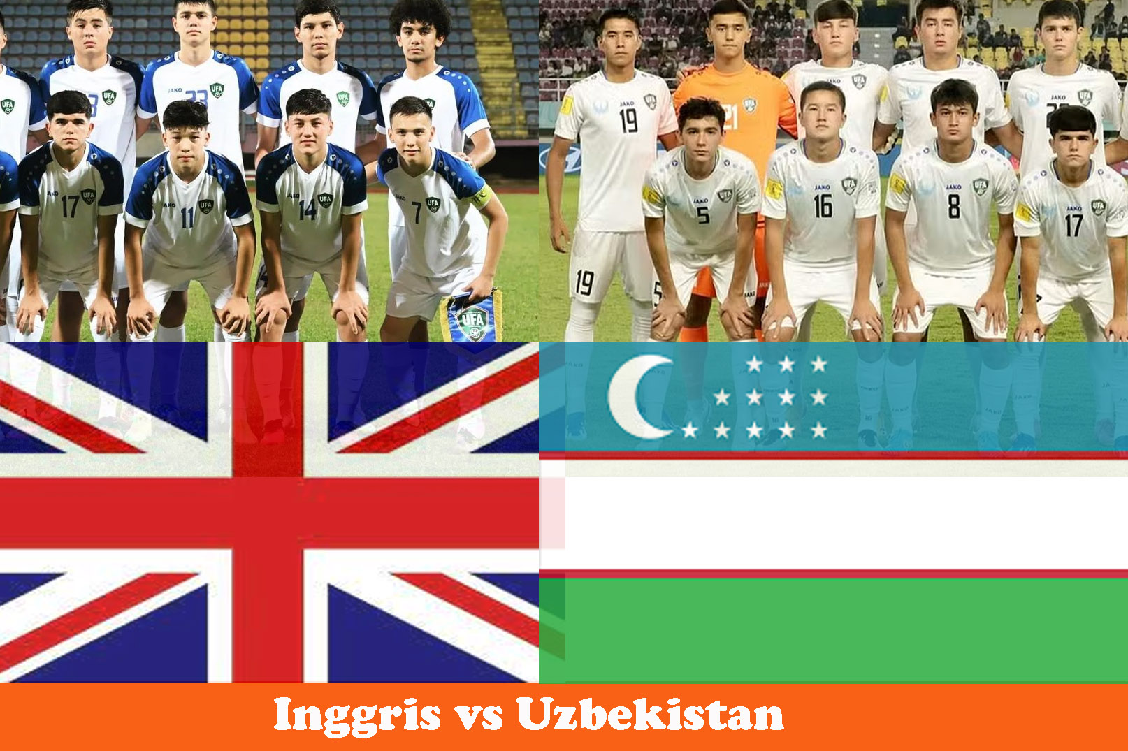 Prediksi Inggris Vs Uzbekistan Piala Dunia U-17 2023, Head To Head Serta Link Nonton