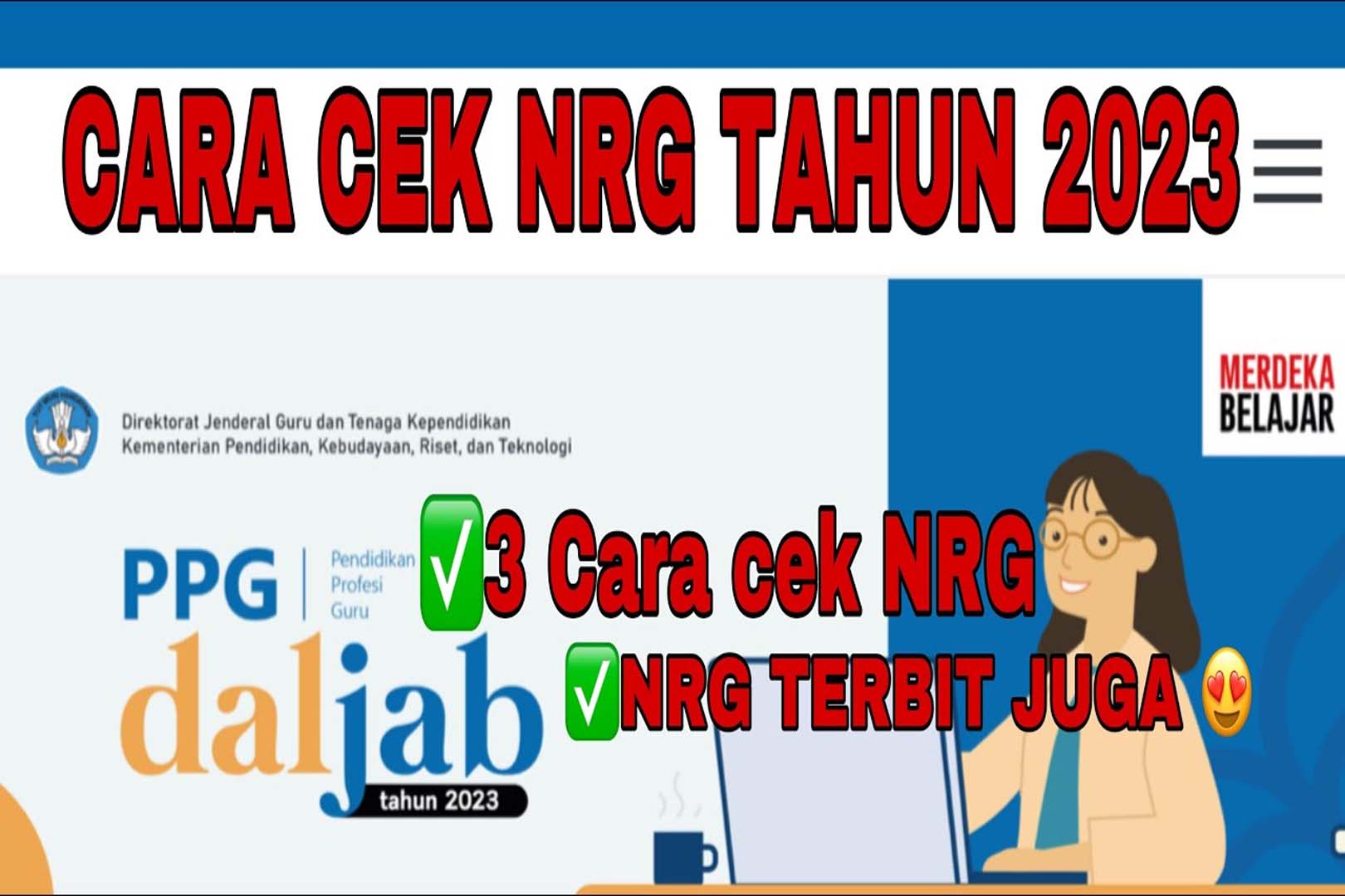 Begini Cara Untuk Mendapatkan Nomor Registrasi Guru Nrg 8419