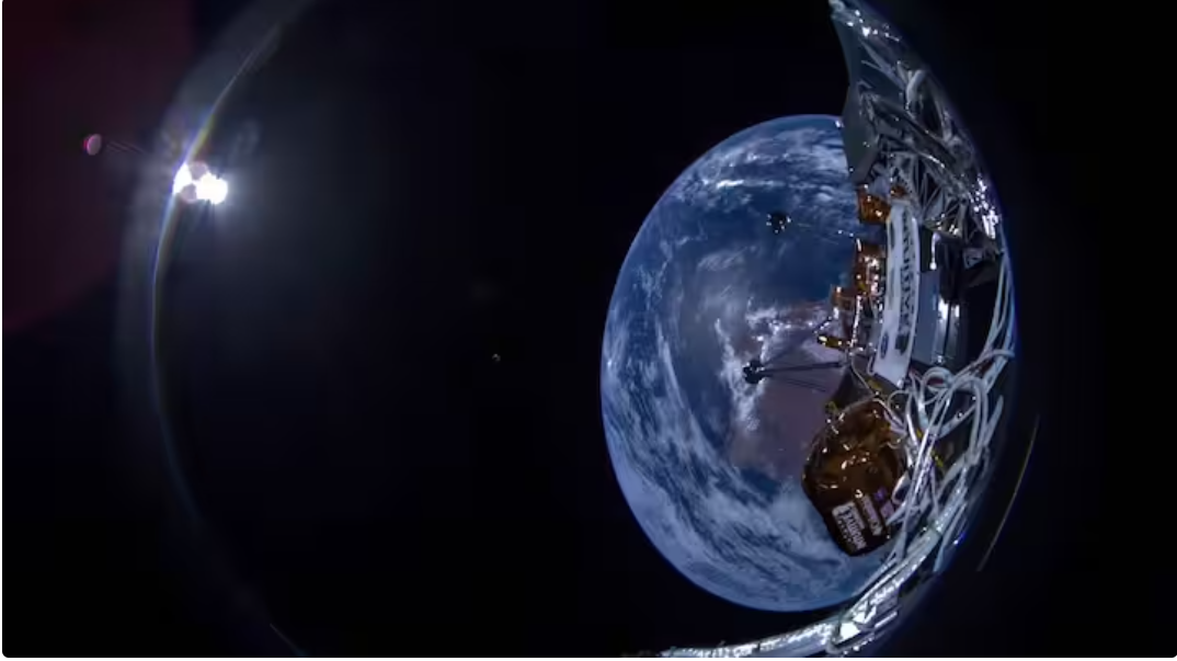 Misi Mesin Intuitif 1: Pendarat Bulan Odysseus Menangkap Gambar Pertama Bumi Dari Luar Angkasa