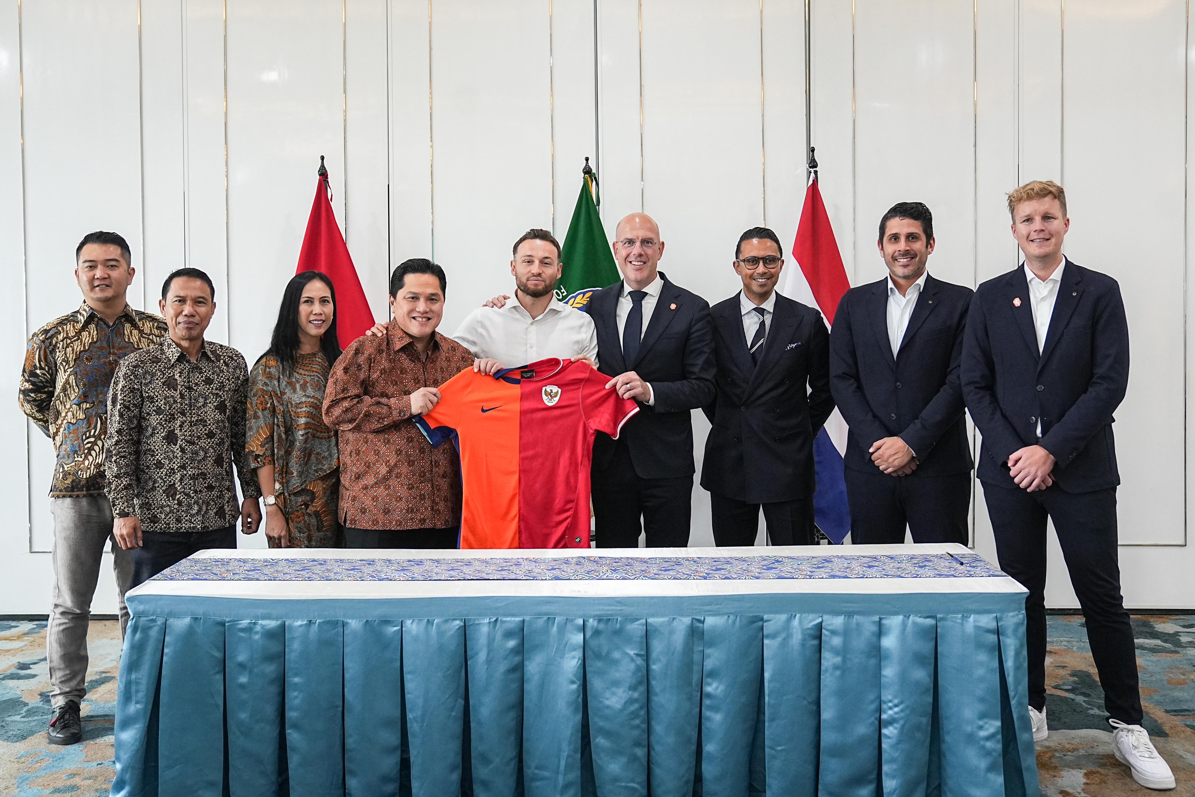 Tandatangani MoU PSSI dan KNVB, Erick Thohir: Kerjasama Saling Untungkan Sepakbola 2 Negara 