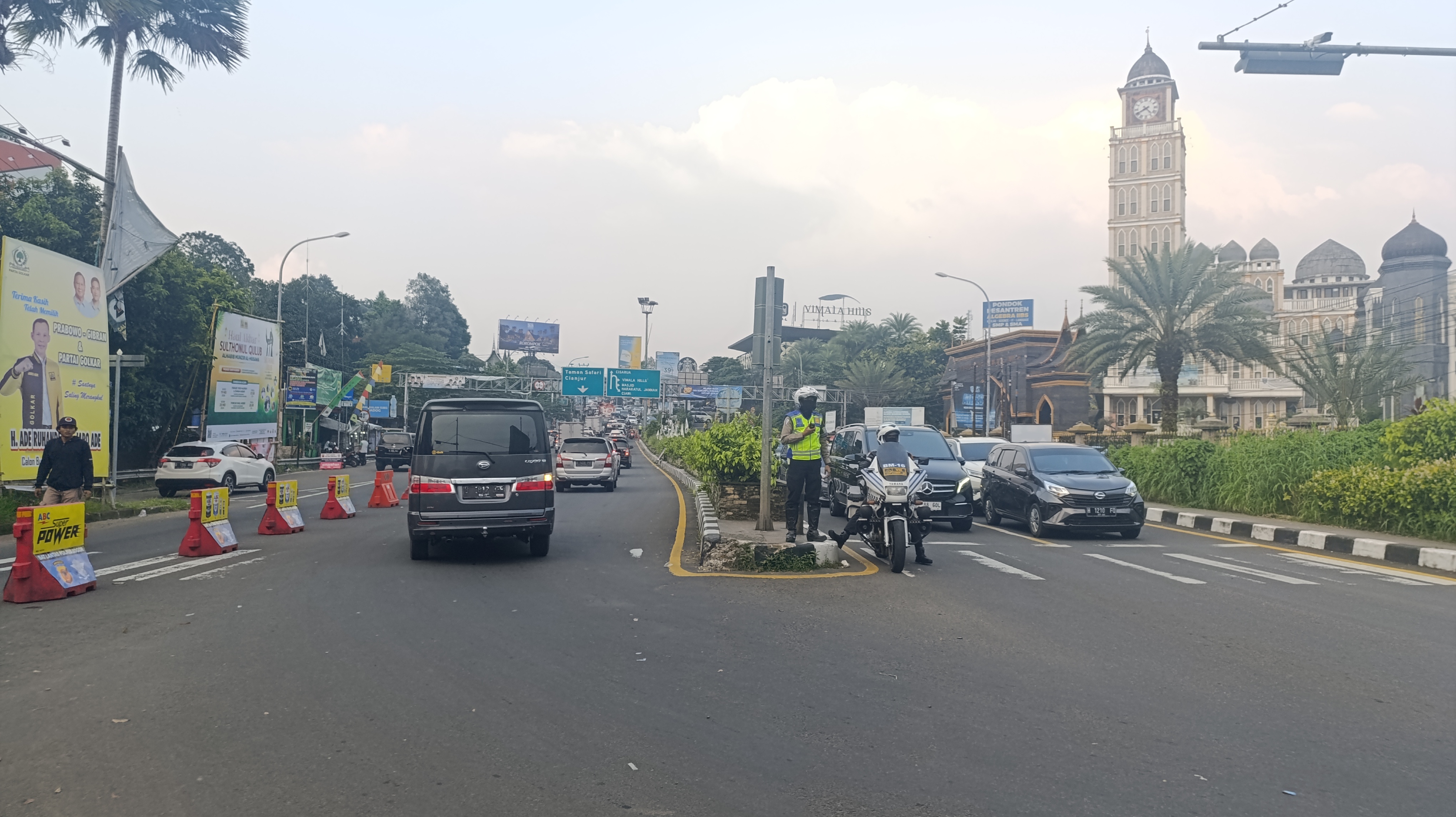 Wisata Puncak Bogor Mulai Ramai, Polisi Sebut Kendaraan Capai 60 Ribu 