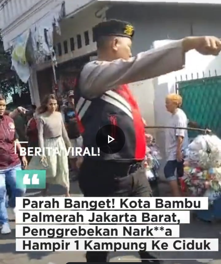 'Kampung Narkoba' Kawasan Palmerah Jakarta Barat Diringkus! Jenis Barang Serbuk Sabu