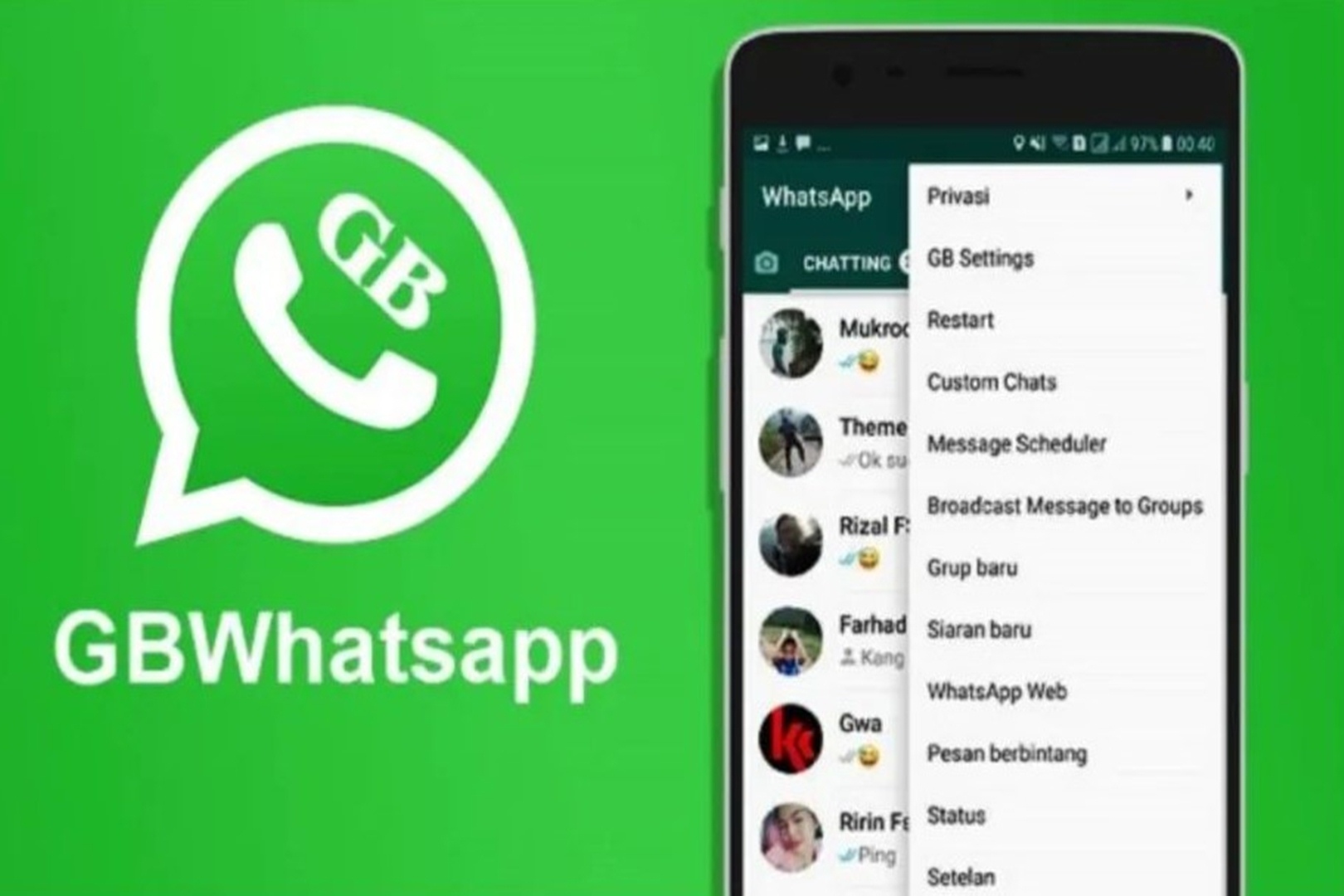 Download WA GB (GB Whatsapp) 9.65 Pro Apk Terbaru 2023, Bisa Lihat Story yang Di Privat!