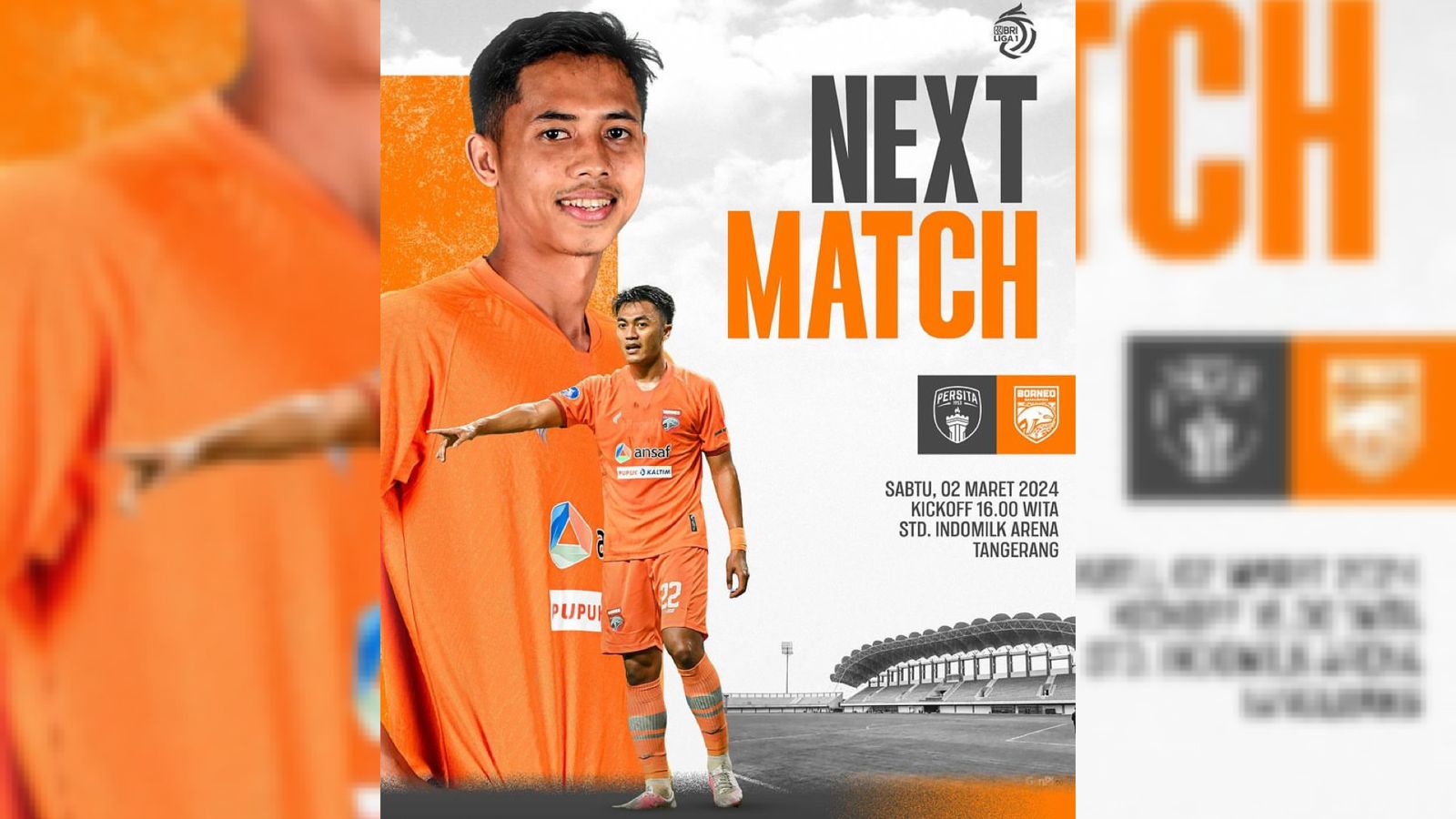 BRI Liga 1 2023-2024 Persita Tangerang vs Borneo FC 2 Maret 2024, Prediksi Line Up Serta Link Nonton