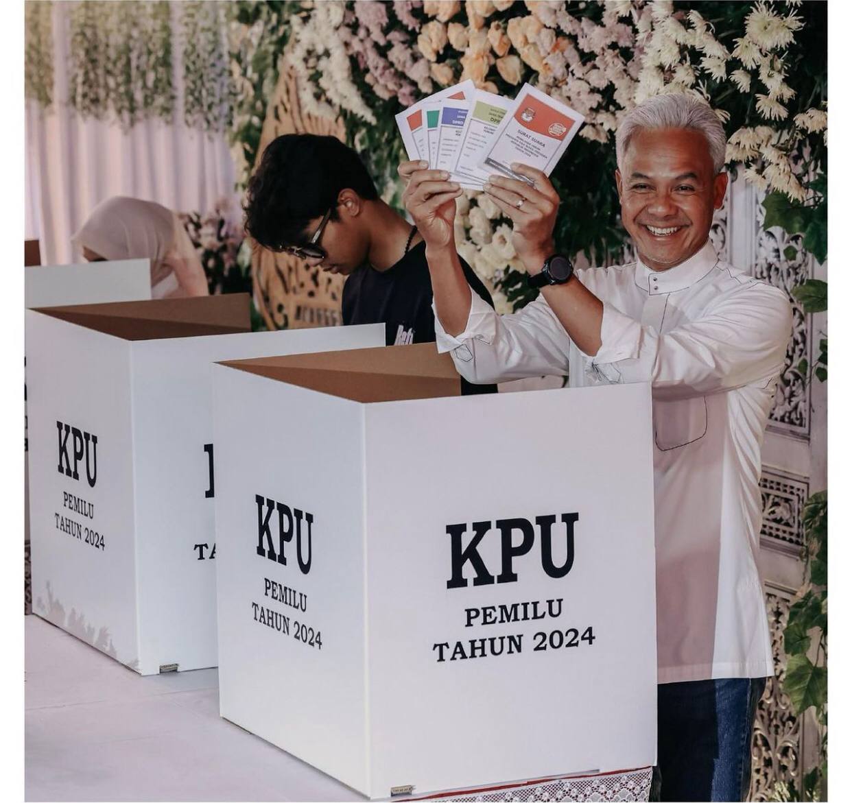 Reaksi Ganjar Pranowo Tanggapi Hasil Quick Count Pemilu 2024 