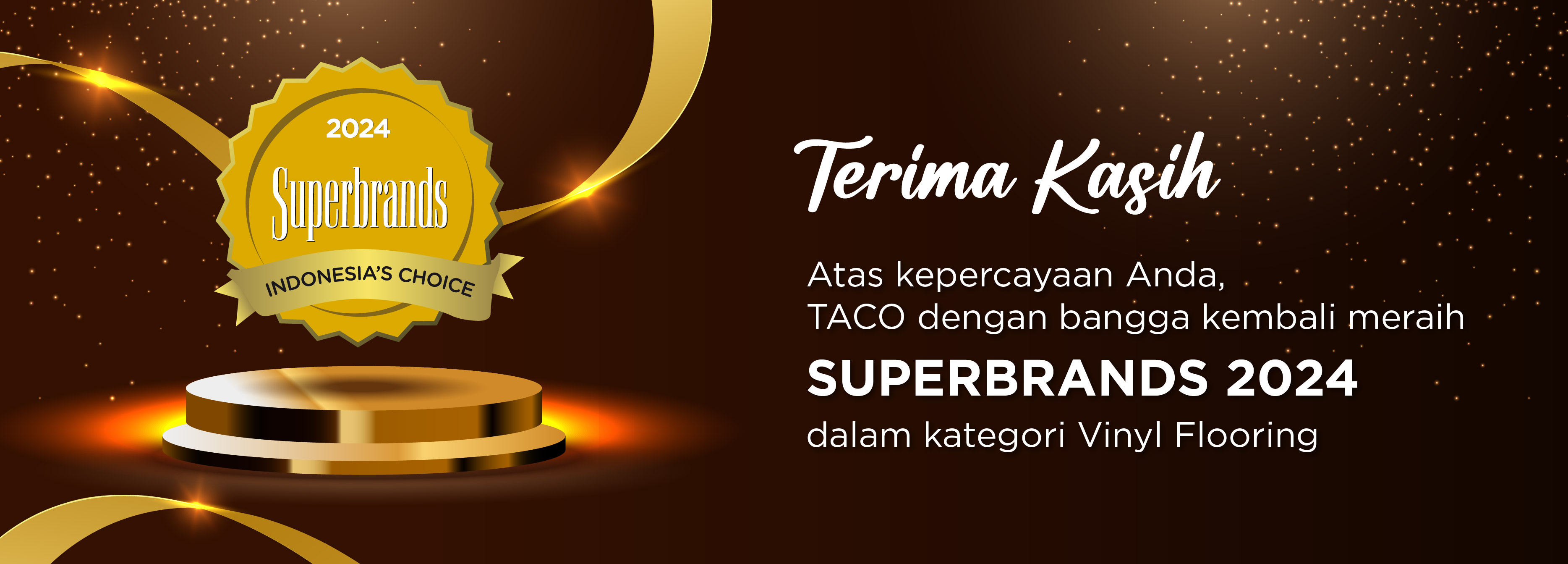 Selamat! TACO Raih Penghargaan Superbrand 2024 Awards dalam 2 Tahun Berturut-turut 