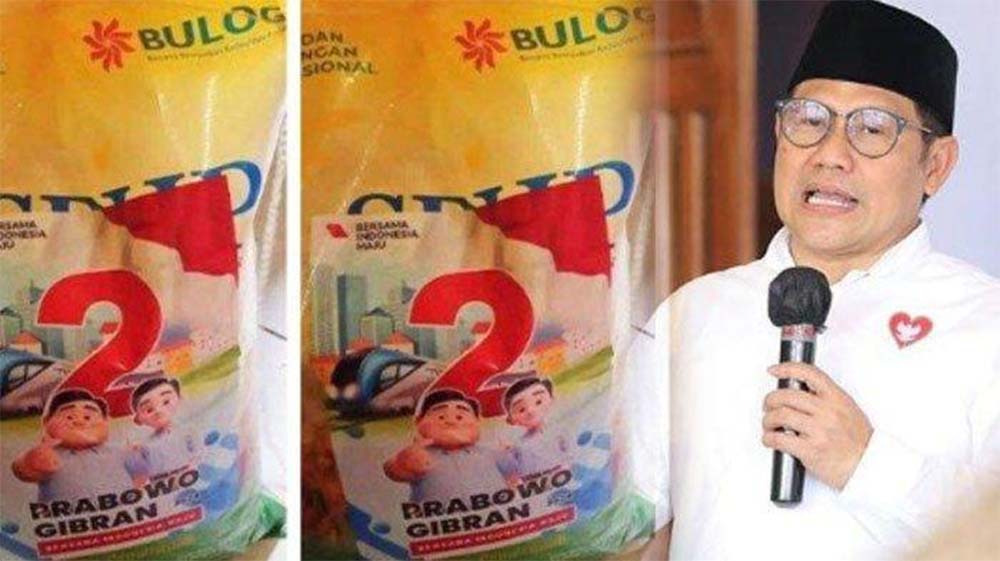 Geger Beras Bulog Berstiker Prabowo-Gibran, Cak Imin: Memalukan 