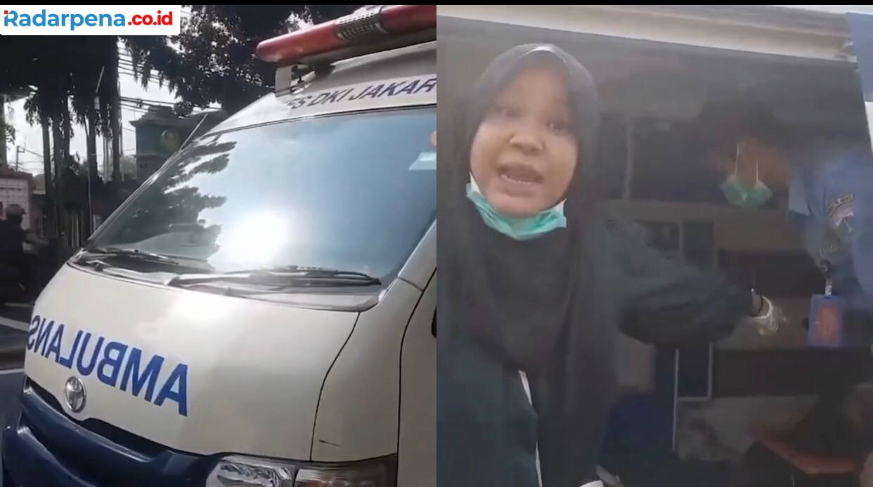 Parah! Seorang Pengendara Motor Ngotot Minta Ambulans Menepi Alasannya Bikin Macet, Padahal Lagi Darurat