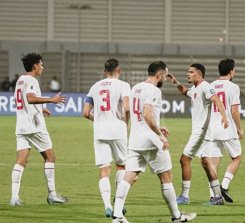 Timnas Indonesia vs Bahrain 2-2, Skuad Garuda Turun 1 Peringkat Pasca Imbang Lawan Pasukan Dilmun