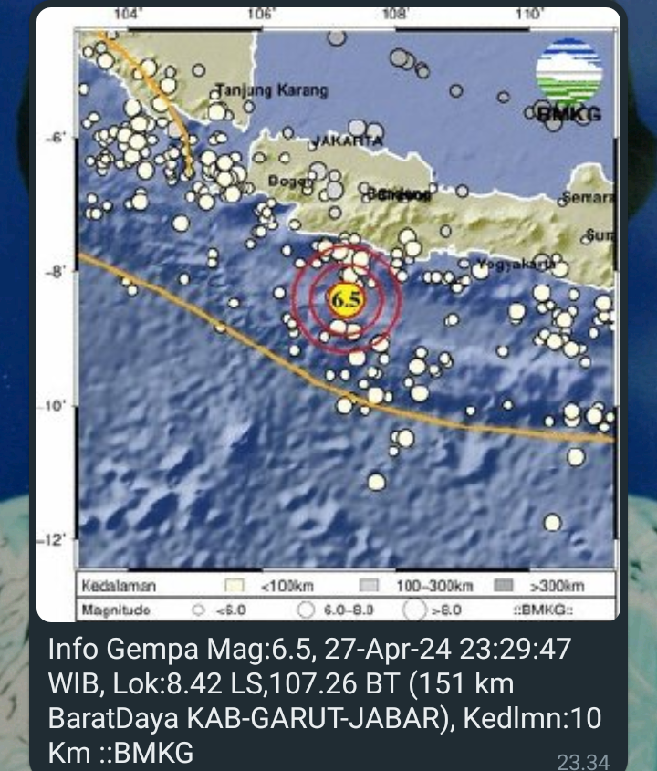 Breaking News! Gempa Magnitudo 6.5 Guncang Jakarta,Waspada Potensi Susulan