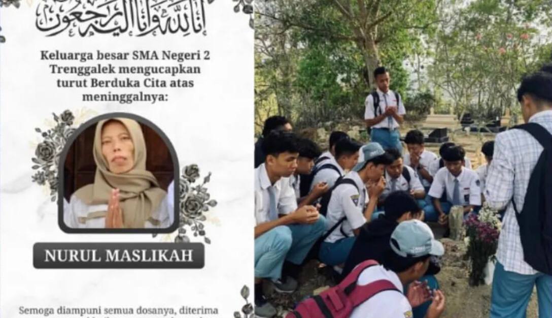 Pilu! Ibu Kantin Tercinta SMAN 2 Trenggalek Meninggal Dunia, Puluhan Siswa Ikut Melayat dan Kenang Sosoknya