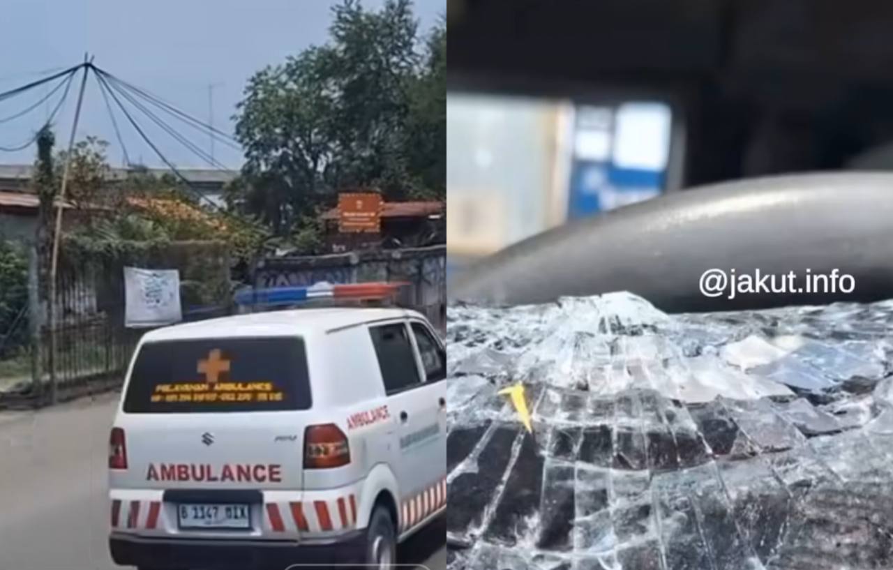 Viral! Aksi Arogan Oknum Pengantar Jenazah Pecahkan Kaca Truk saat Iring-Iringan