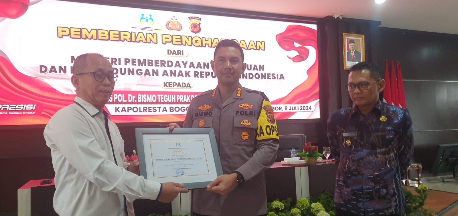 Program SKCK Goes To School Polresta Bogor Dapat Penghargaan