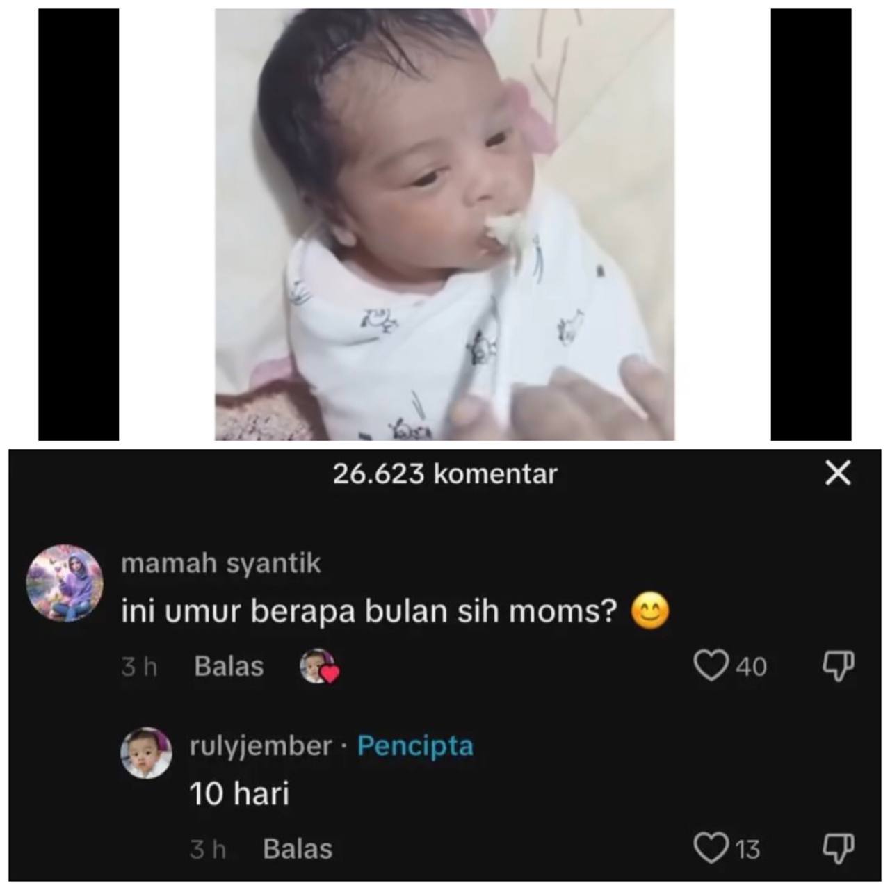 Video Viral! Seorang Bayi Usia 10 Hari Diberi Makan Bubur Oleh Ibunya, Tuai Cibiran Netizen!