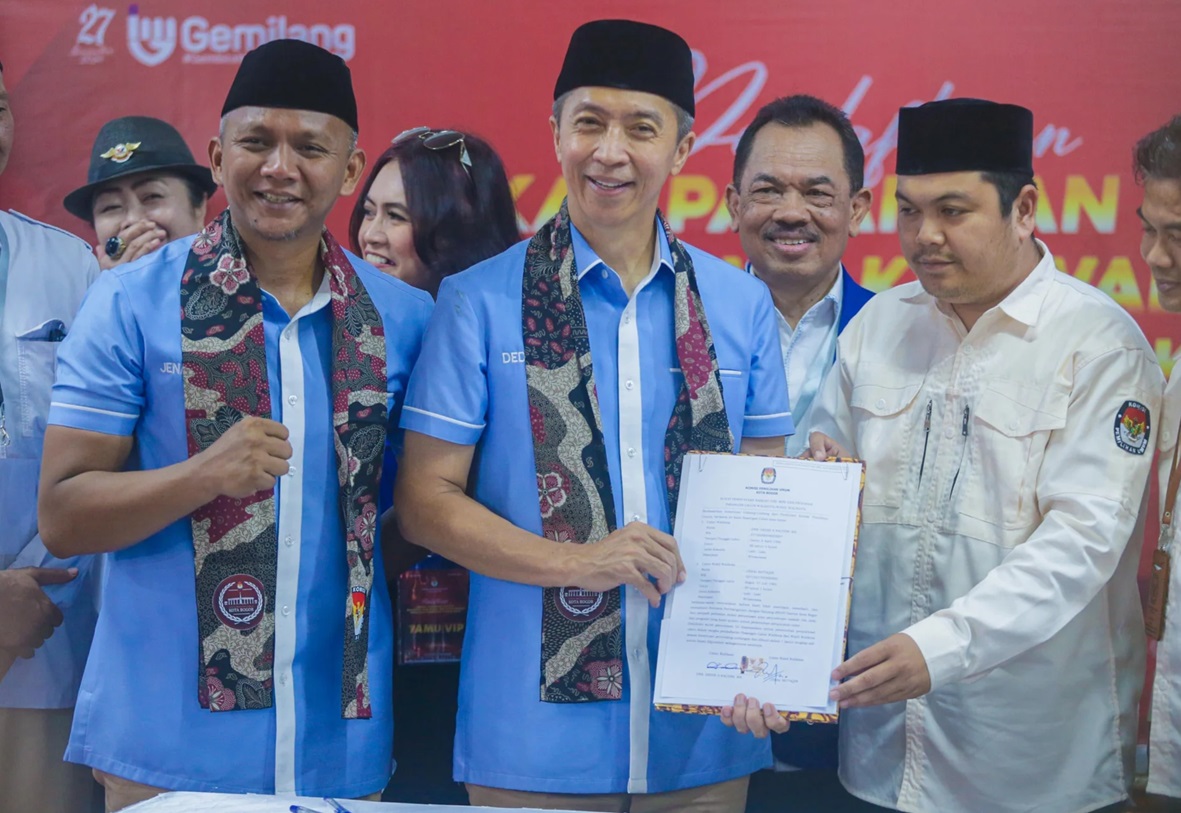 Unggul Telak di Survei Pilkada Kota Bogor 2024, Dedie Rachim dan Jenal Mutaqin: Jangan Terlena, Tetap Blusukan