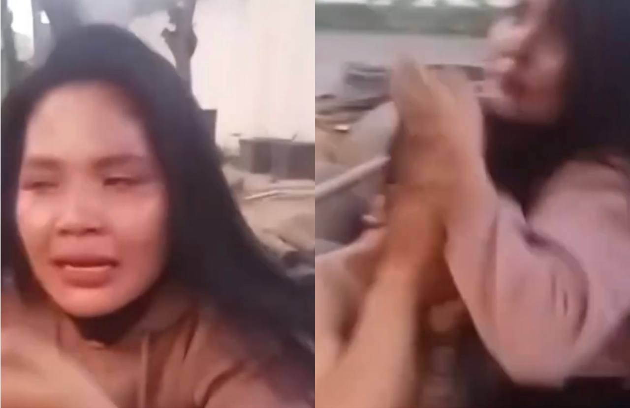 Viral! Sejoli Kepergok Warga saat Ingin Maling Sepeda Motor di Komplek Perumahan Metland Cibitung