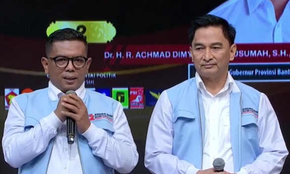 Hasil Quick Count, Pasangan Andra Soni-Dimyati Menangi Pilkada Banten 2024