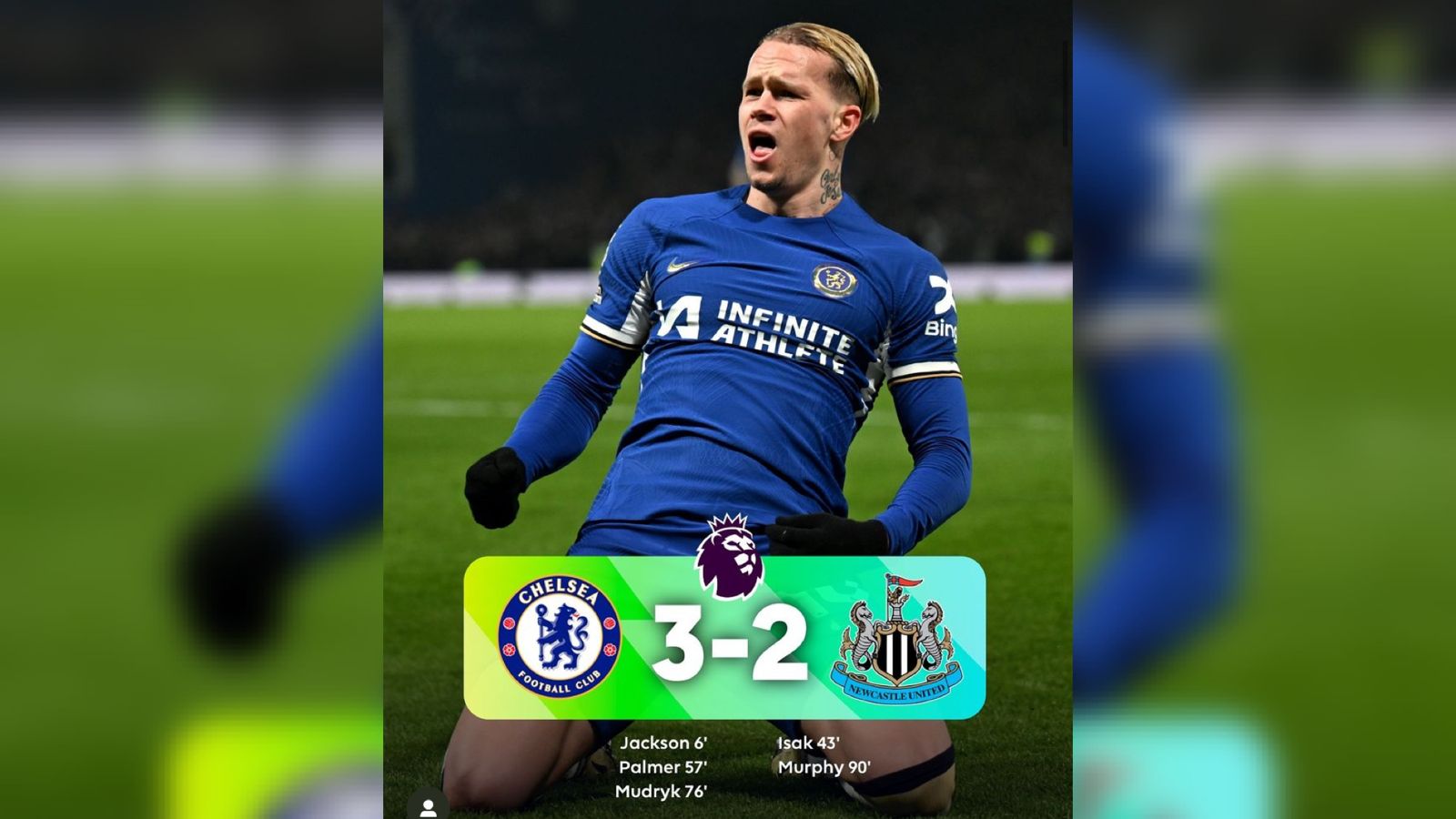 Hasil Liga Inggris Chelsea vs Newcastle United, The Blues Bungkam The Magpies 3-2