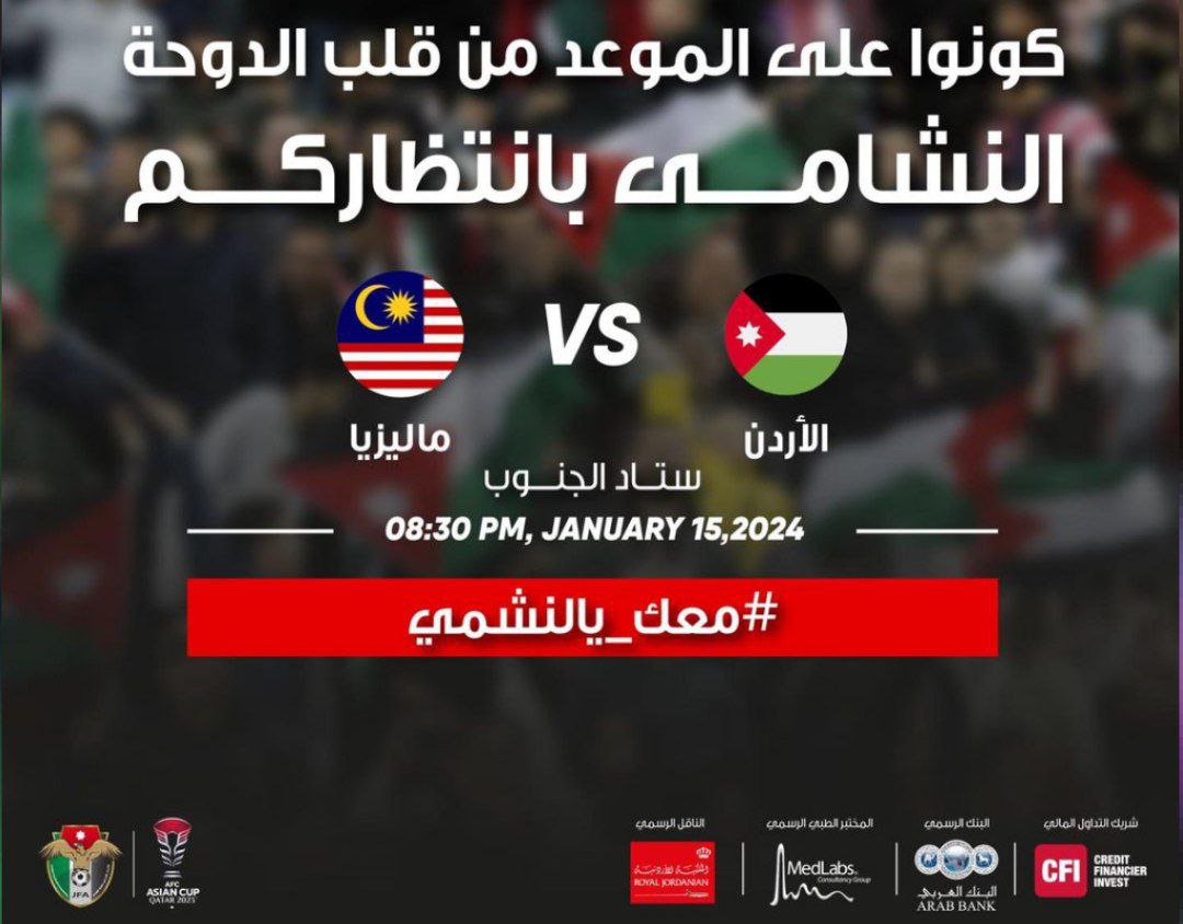 Piala Asia 2023: Malaysia vs Yordania 16 Januari 2024, Prediksi, Line-up Serta Link Streaming