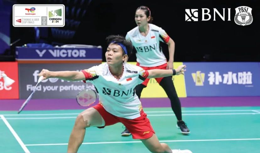 Hasil Uber Cup 2024: Fadia/Ribka Kandas Atas Pasangan Nomor 1 Dunia, Indonesia Tertinggal 2-0