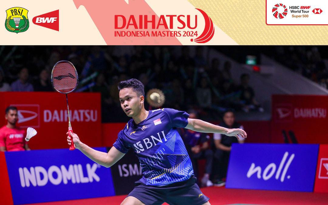 Hasil Indonesia Masters 2024: Anthony Ginting Lolos Semifinal Usai Singkirkan Wakil Singapura 