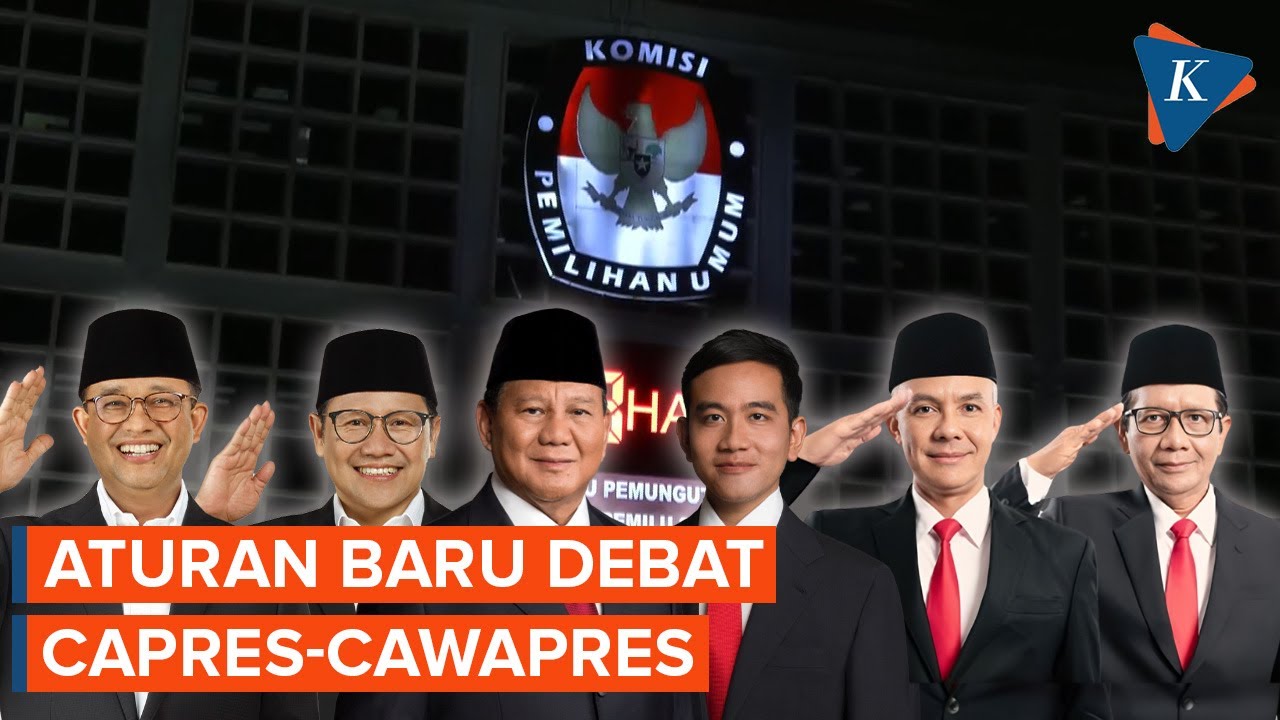 KPU Terbitkan Aturan Baru Debat Mikropon Hanya 1, Istilah Asing dan Singkatan Wajib dijelaskan 