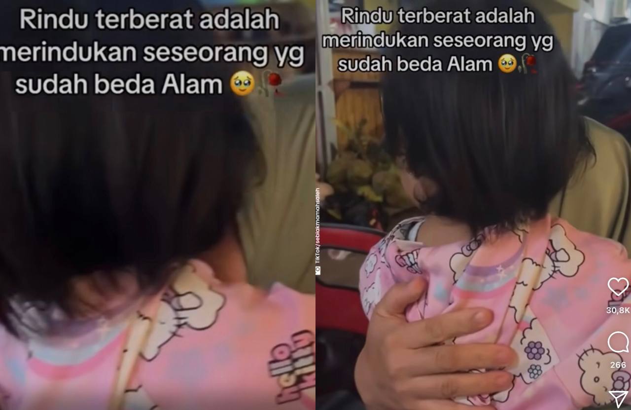 Bikin Sedih! Momen Haru Seorang Ibu Peluk Anak Pelanggan yang Mirip dengan Alm. Anaknya Viral di Medsos