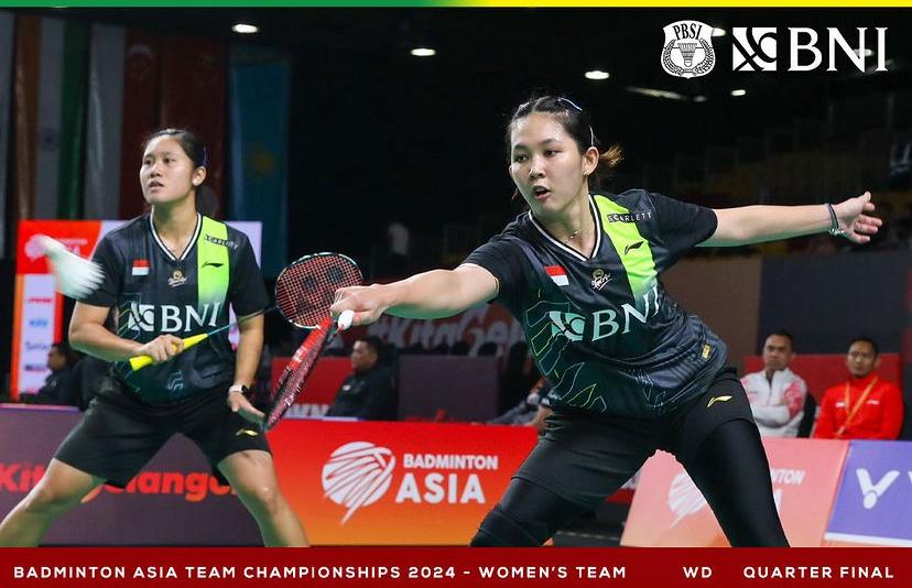 Hasil BATC 2024: Lanny/Ribka Menang atas Ganda Putri Terbaik Malaysia 2-0