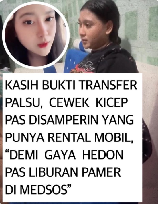 Viral! Rental Mobil hingga Puluhan Juta hanya untuk Pamer, Ditagih Berani Buat Bukti Transfer Palsu