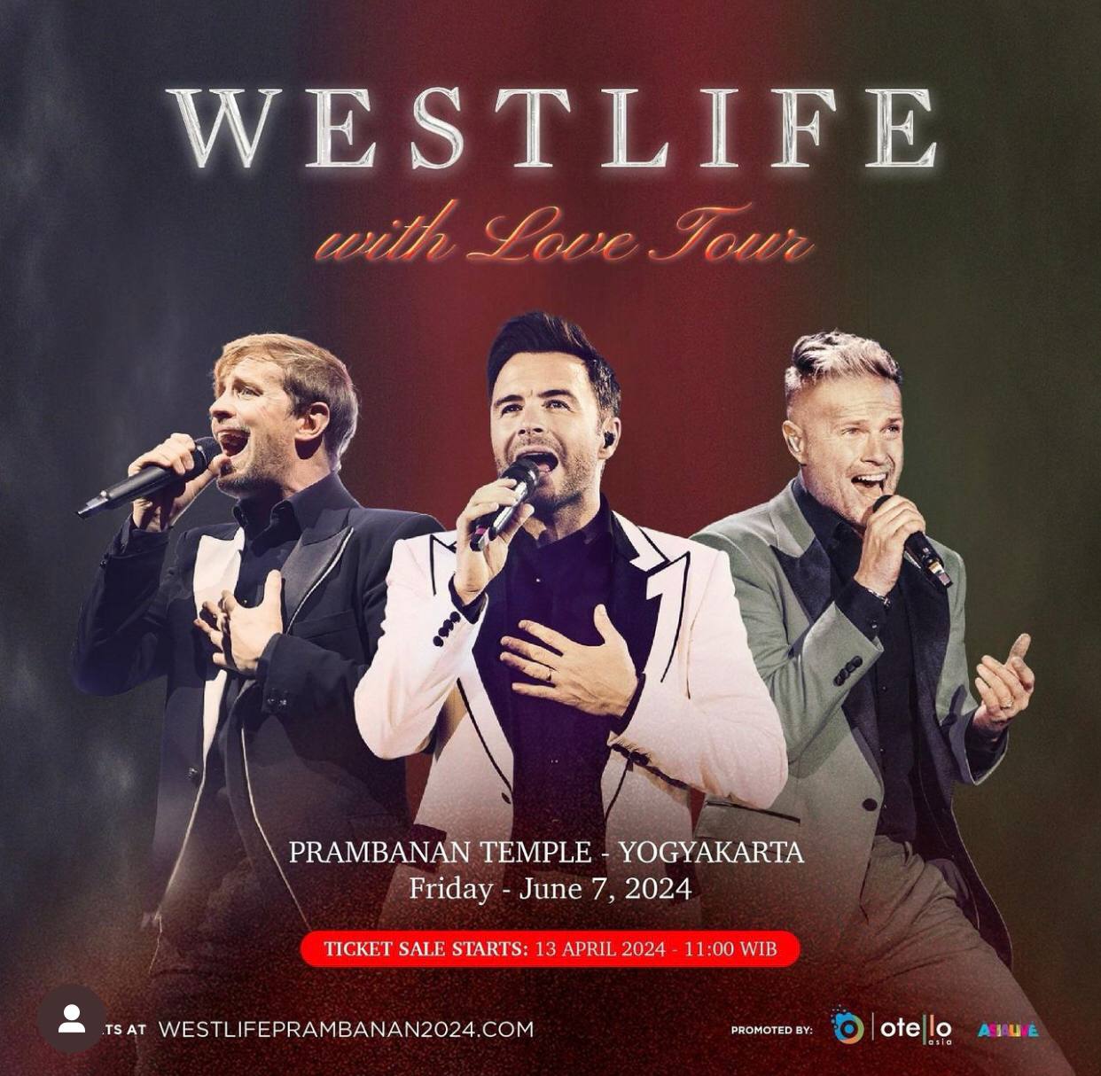 Westlife Gelar Konser 'With Love Tour' di Yogyakarta Juni 2024, Simak Harga Tiketnya!