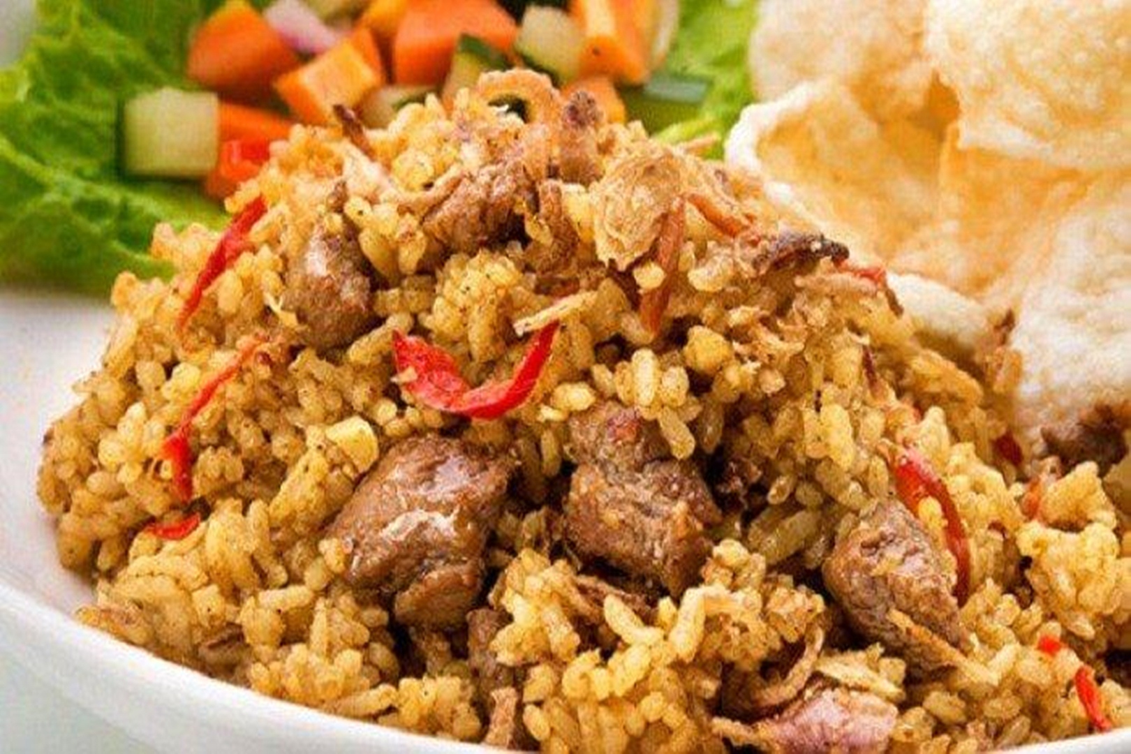 Resep Nasi Goreng Kambing Ala Restoran Bintang 5 : Di Jamin Hemat Di Tengah Bulan!