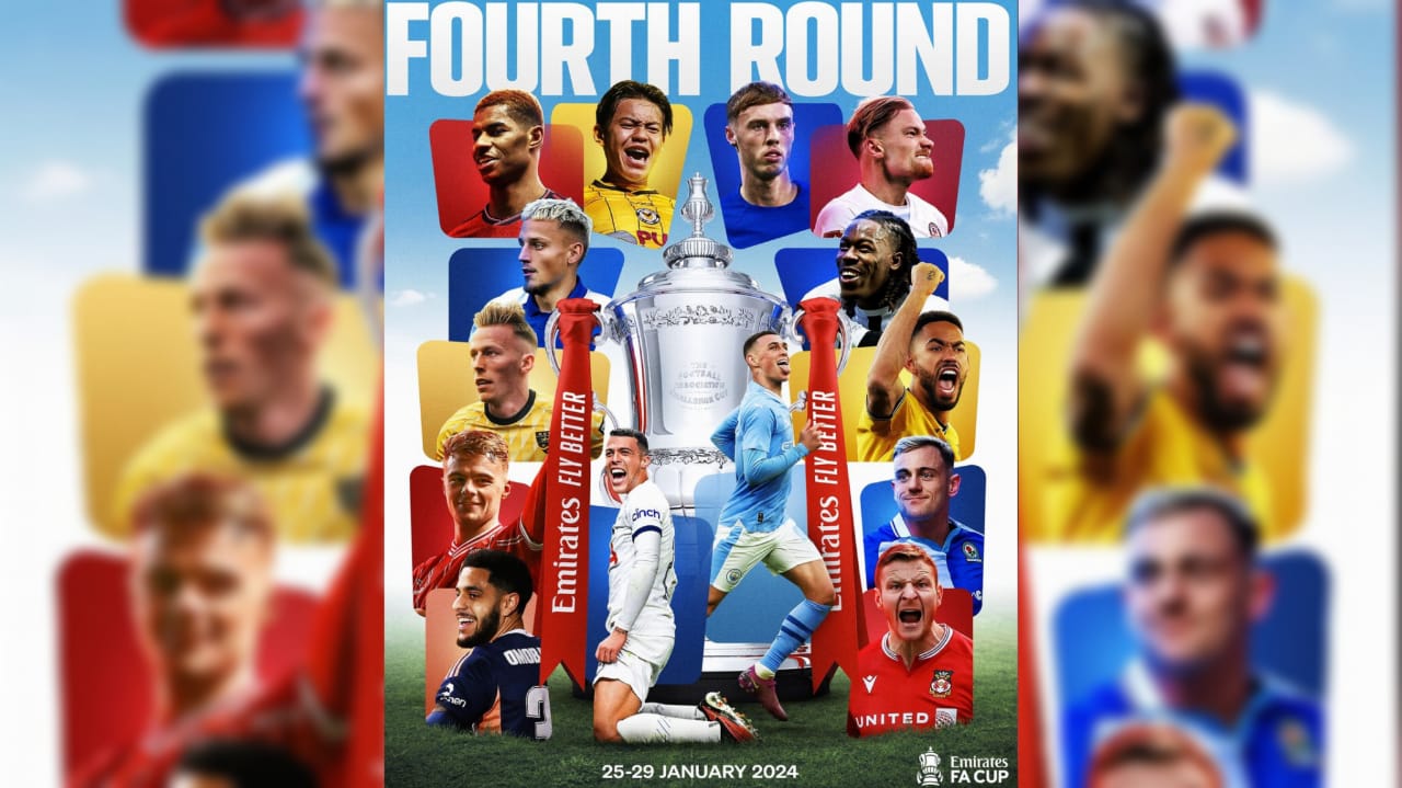Jadwal Putaran Keempat Piala FA/FA Cup 2023-24, Tottenham vs Man City, Chelsea vs Aston Villa
