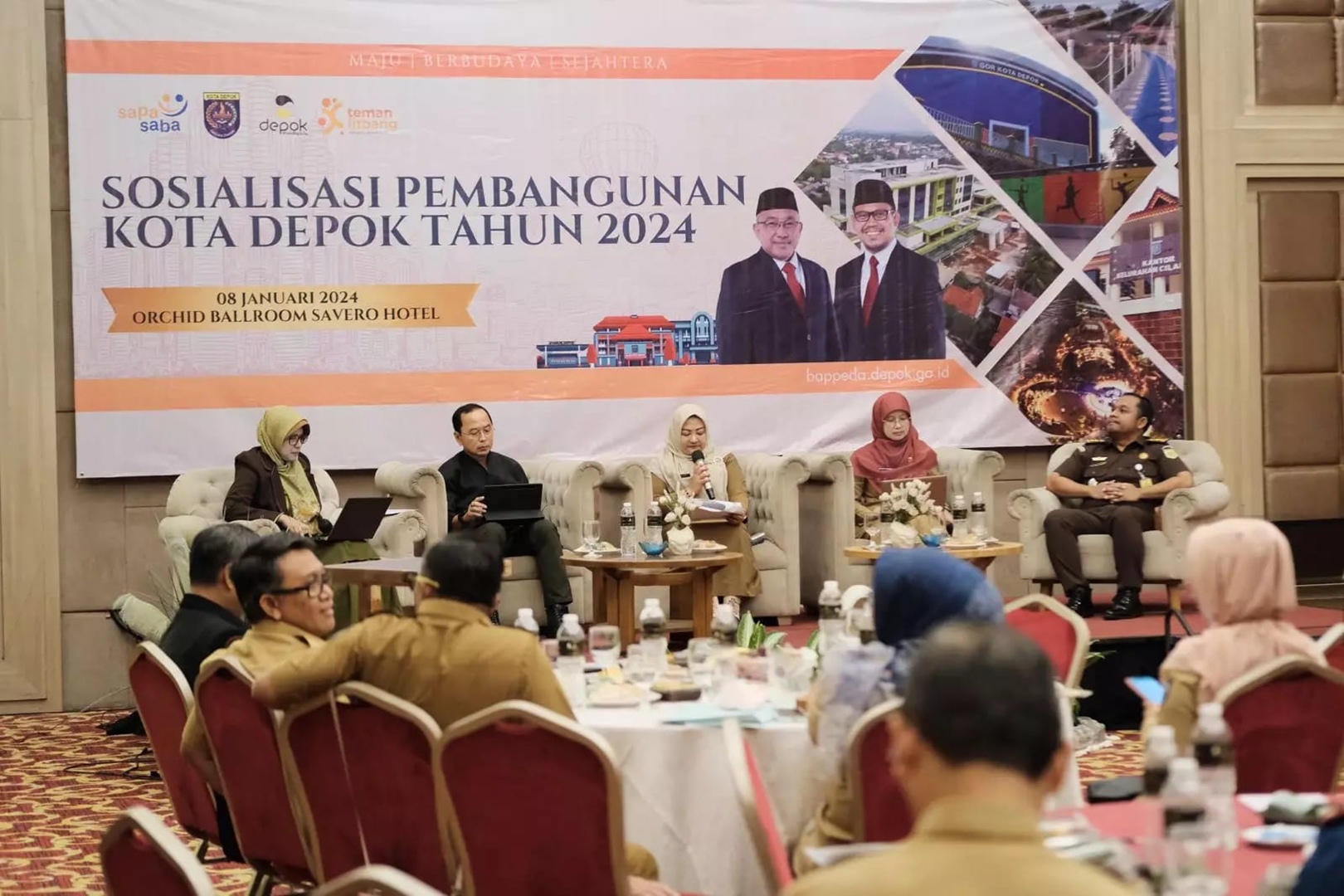 Kegiatan Sosialisasi Pembangunan Depok 2024 Resmi Dibuka Walikota 