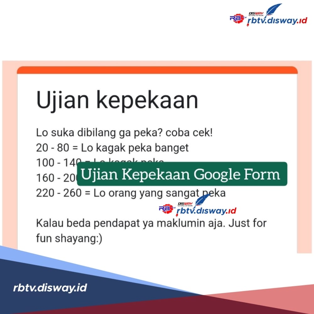 Tes Kepekaan Pasangan dengan Google Form Terbaru 2024, Seberapa Peka Sih Dia?