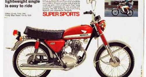 Motor Honda CB-100, Tahun 70- 80-an, Harga Sekarang Rp 30 jutaan