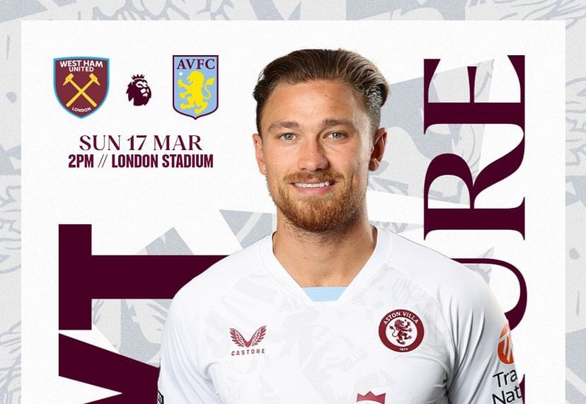 Prediksi Liga Inggris West Ham vs Aston Villa Matchday 29, Statistik Tim dan Live Streaming