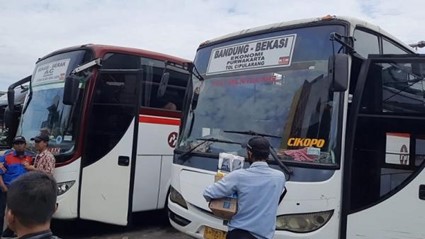 289 Bus Siap Antar Pemudik Dishub Kota Bekasi 