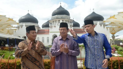 Menhan RI Prabowo Subianto Puji SBY: Sanggup Atasi Krisis Tsunami Aceh 