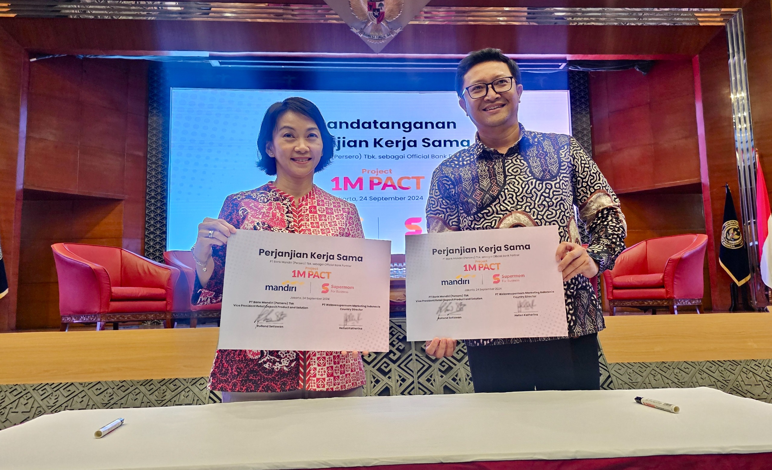 Bank Mandiri Dukung Perempuan Indonesia Jadi Penggerak Ekonomi Lewat Program 1MPACT