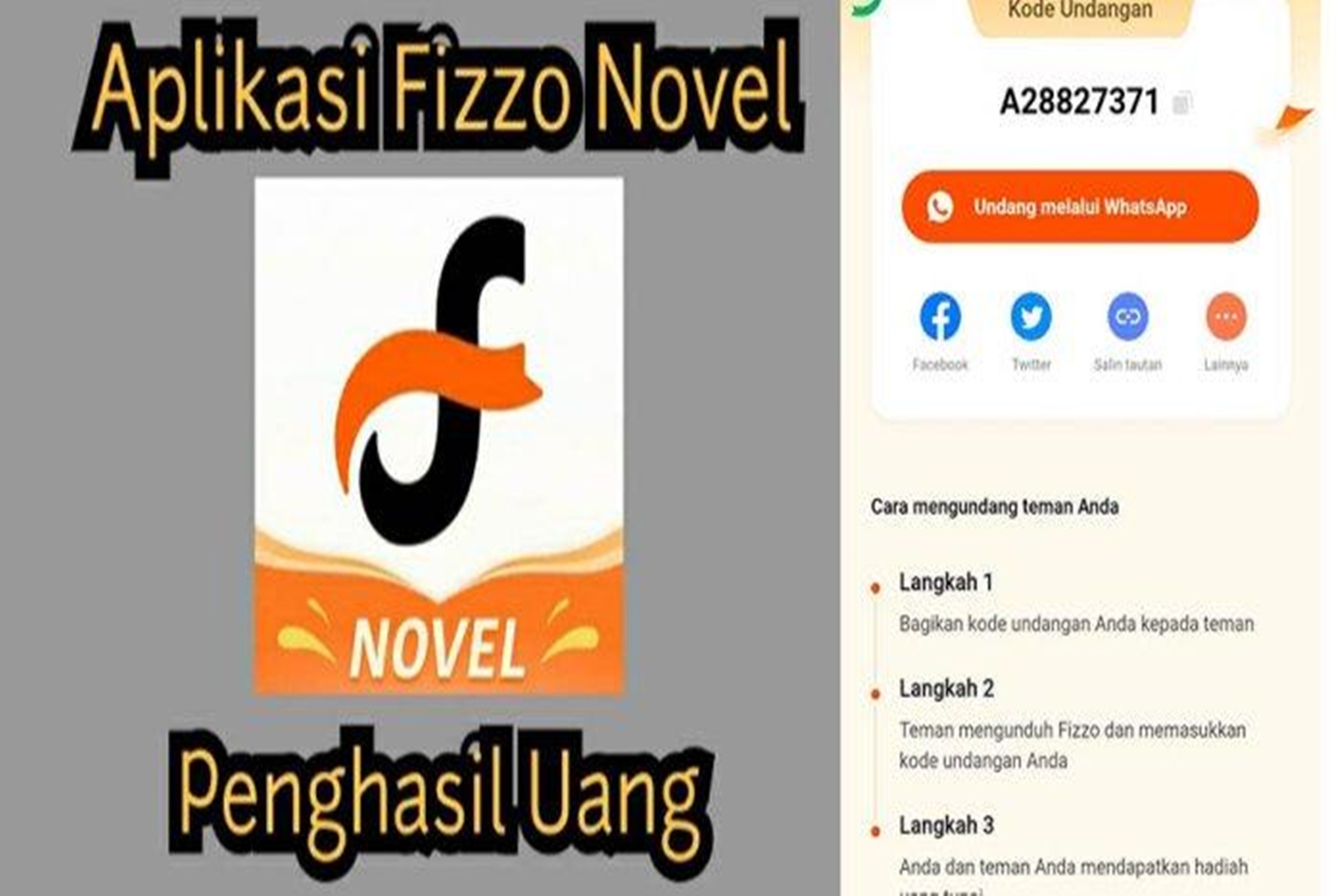 Fizzo Novel : Aplikasi Gratisan Penghasil Uang, Salurkan Bakat Menulis Anda