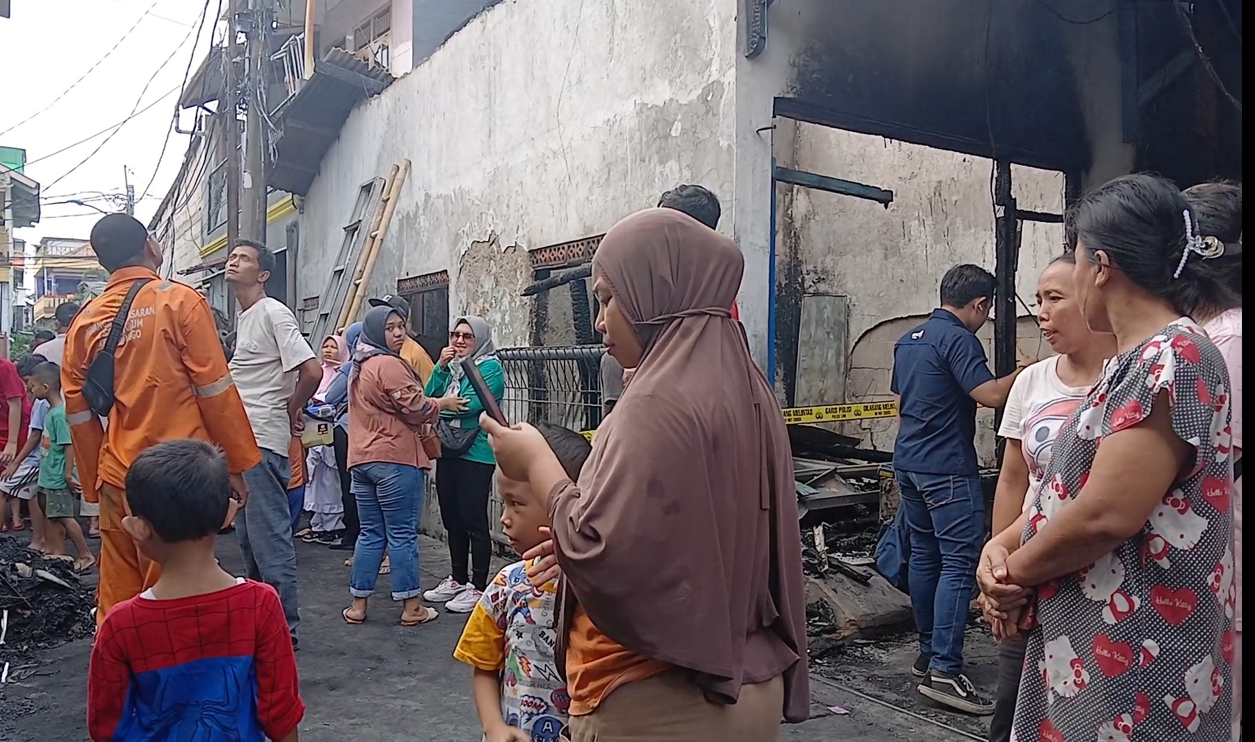 Begini Kondisi Jenazah Satu Keluarga yang Tewas Pada Kebakaran Rumah di Tanjung Priok