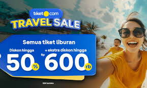 Buruan ! Tiket Travel Sale dari tiket.com  dan BCA Berikan Diskon Khusus Penerbangan Rute Domestik 