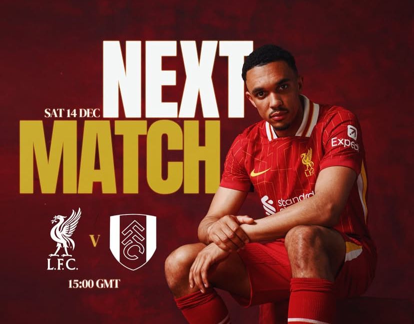 Prediksi Liga Inggris Liverpool vs Fulham 14 Desember 2024, The Reds Kokohkan Puncak Klasemen