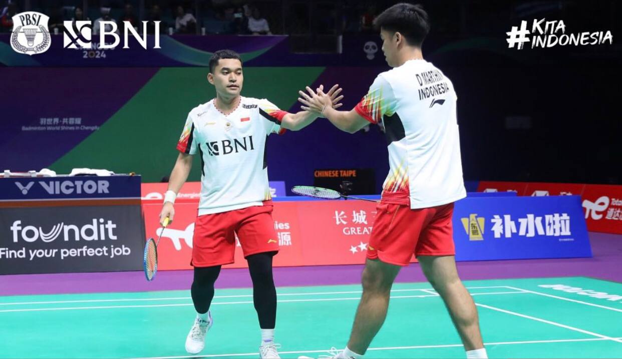 Indonesia Berhasil Bekuk Thailand 3-1 di Thomas Cup 2024, Leo/Daniel Bawa Indonesia ke Perempatfinal