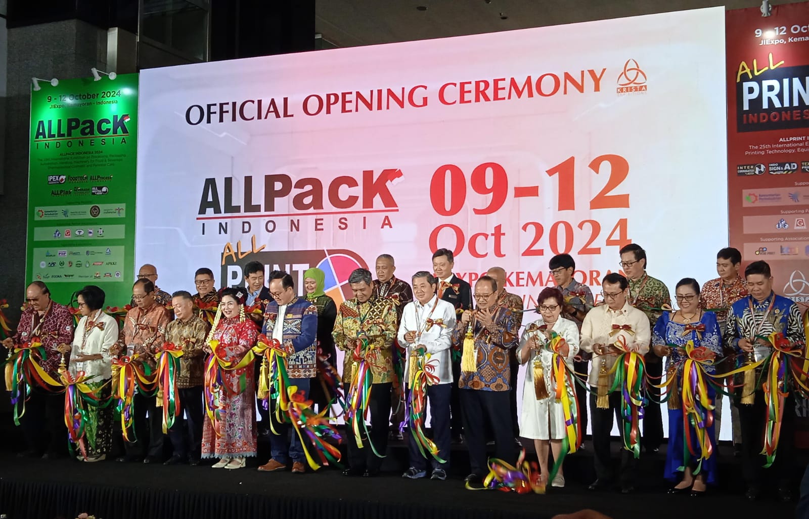 Pameran ALLPack dan ALLPrint JIExpo 2024 Resmi Dibuka, Diikuti  Ribuan Perusahaan dari 30 Negara!