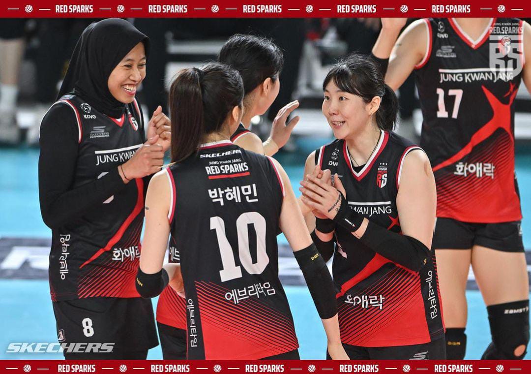 Daejeon Red Spark vs Pink Spiders Liga Voli Putri Korea Selatan Putaran 5 Serta Link Live Streaming