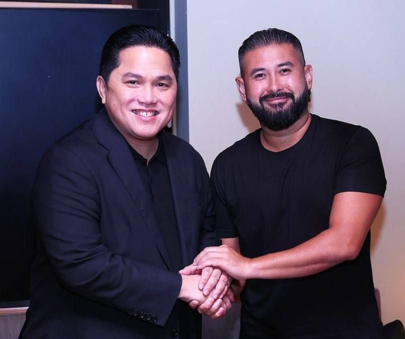 Erick Thohir Bertemu Putra Mahkota Johor, Bahas Naikkan Kualitas Sepakbola ASEAN